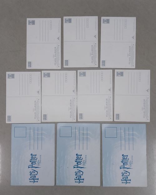 (ปิด59-)โปสการ์ดแฮรี่พอตเตอร์+โปสการ์ด เพิร์ลฮาเบอร์ (10ใบ)