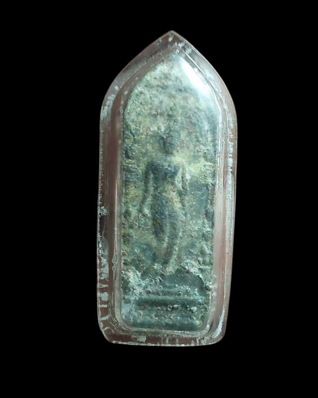 พระลีลาสองหน้ากรุวัดเขาจอมคีรีนาคพรตลงกรุปี2461ลพ.ครุฆและลป.ศุขปลุกเสก 1800