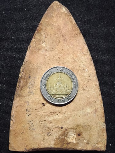 วัดไผ่โรงวัว สุพรรณบุรี พระซุ้มปรางค์ หลวงพ่อขอม  ปี 2505 เนื้อดินเผา