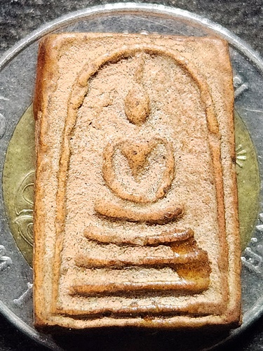 วัดทุ่งคอก สุพรรณบุรี พระสมเด็จคะแนน หลวงพ่อแดง เนื้อดิน 