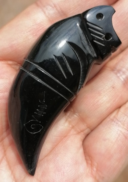 เสือหลวงพ่อเปิ่น รุ่นไตรมาส 44 เนื้อเขาควายแกะ ตัวใหญ่ วัดบางพระ จ.นครปฐม ปี 2544 เคาะเดียว