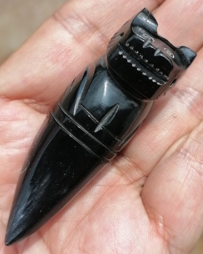 เสือหลวงพ่อเปิ่น รุ่นไตรมาส 44 เนื้อเขาควายแกะ ตัวใหญ่ วัดบางพระ จ.นครปฐม ปี 2544 เคาะเดียว