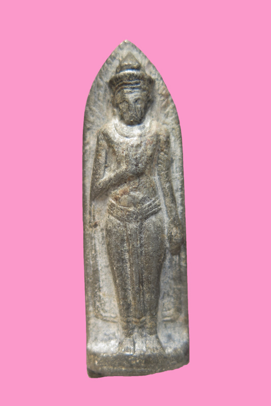 พระร่วงรางปืน (เนื้อชินเก่า) พระแท่นดงรัง หายาก