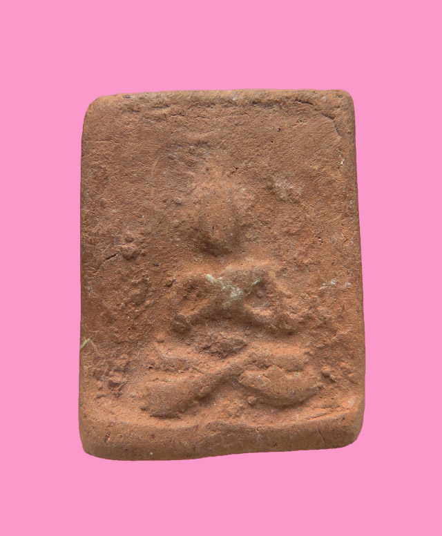 พระเนื้อดิน พิมพ์ปางปฐมเทศนา ขัดสมาธิเพชร