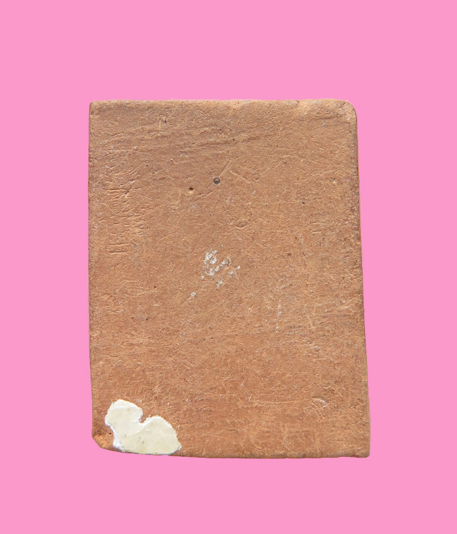 พระเนื้อดิน พิมพ์ปางปฐมเทศนา ขัดสมาธิเพชร