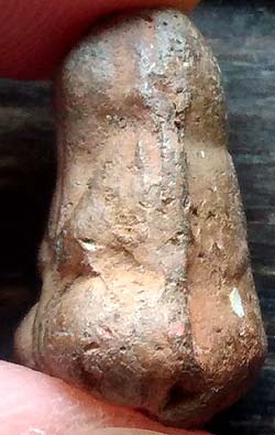 *ปิดตาหลวงพ่อเดิม วัดหนองโพ เนื้อดิน*