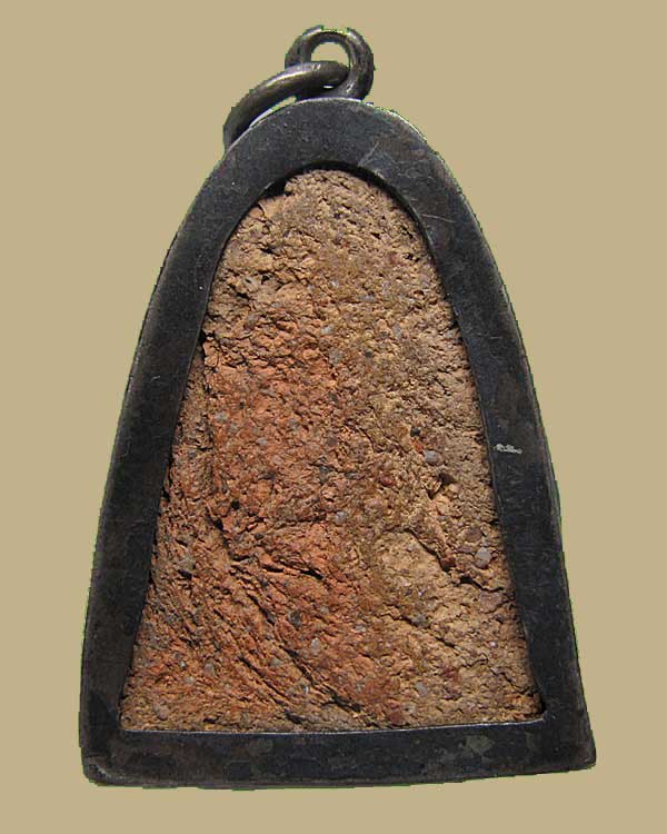 พระขุนแผนพลายคู่ตัดเดี่ยว กรุบ้านกร่าง จ.สุพรรณบุรี พิมพ์หน้ายักษ์ เนื้อดิน