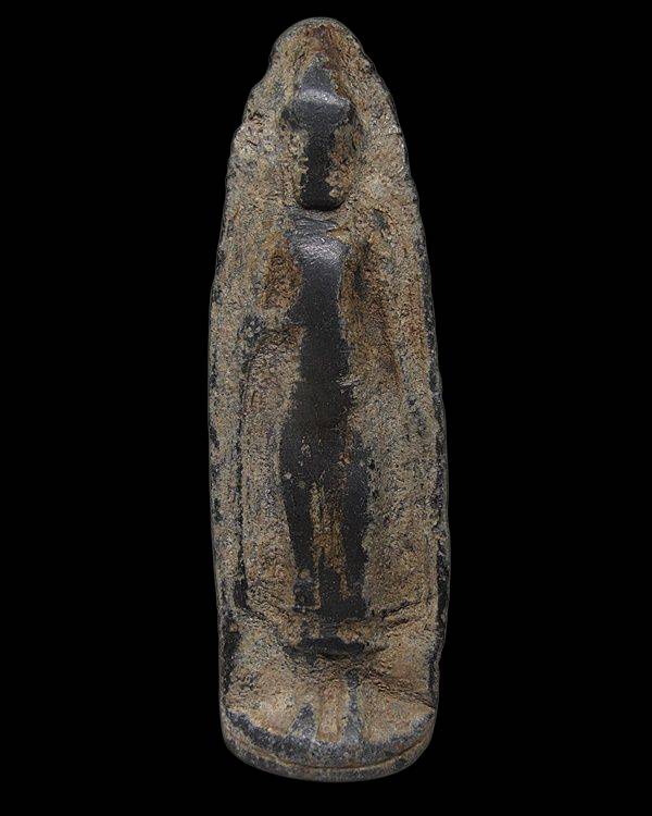 พระร่วงรางปืน เนื้อชินตะกั่วสนิมแดง จ.สุโขทัย