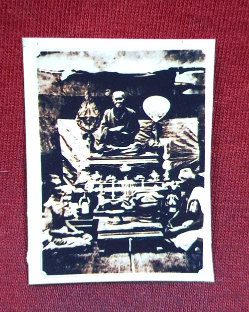 รูปถ่ายสมเด็จพระพุฒาจารย์(โต พรหมรังษี) วัดระฆังฯ ขนาด1.5นิ้ว หลังจารยันต์หมึก