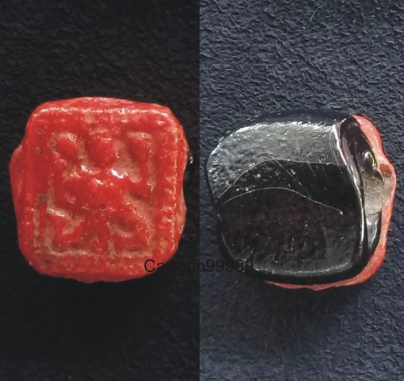 หนุมานครั่งแก้ว หลวงพ่อโอภาสี อาศรมบางมด ธนบุรีครับ สวยเดิม ครับผม