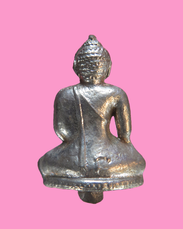 พระยอดธง เนื้อชินอาบปรอท สวยๆ