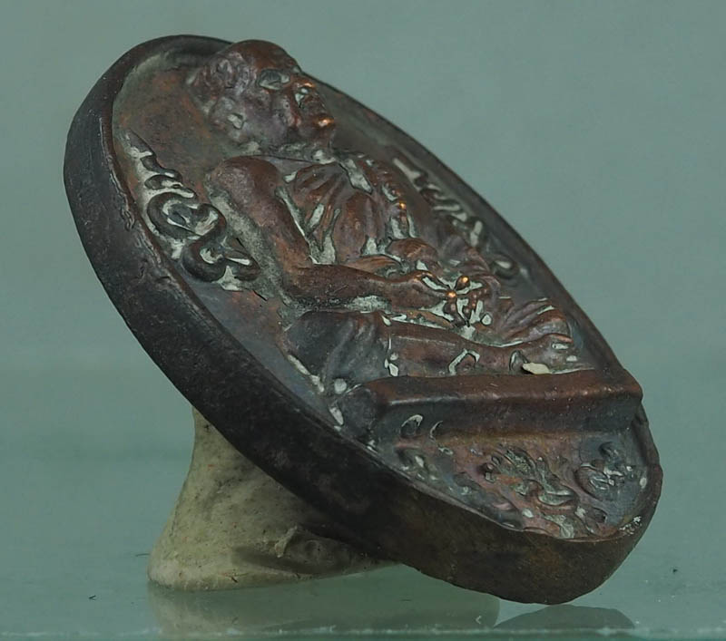 เหรียญหล่อโบราณที่ระฤก รศ.๒๒๙ หมายเลข 1160  รุ่นหมุนเงินพันล้าน พร้อมกล่องเดิมๆ