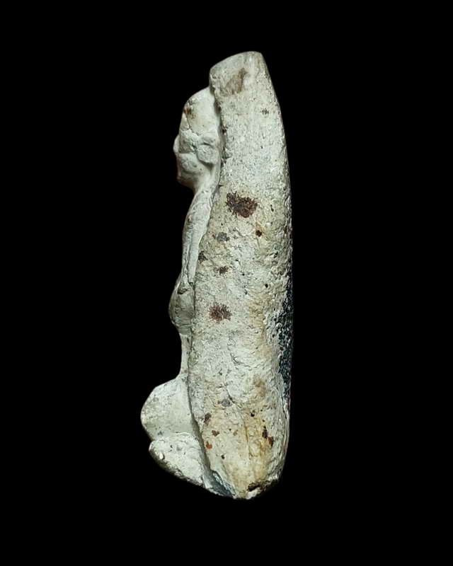 รูปเหมือนสมเด็จโต วัดประสาทบุญญาวาส เนื่อขาว ปี2506 ผสมผงพระสมเด็จบางขุนพรหม พร้อมบัตรพระแท้