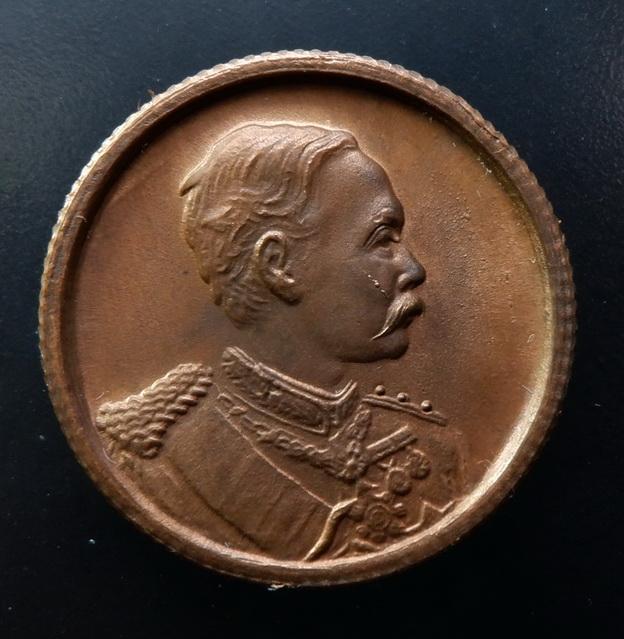 เหรียญเสด็จพ่อร.5 หลังไพรีพินาศ วัดบวรนิเวศวิหาร จ.กรุงเทพฯ เนื้อทองแดงสวยครับ