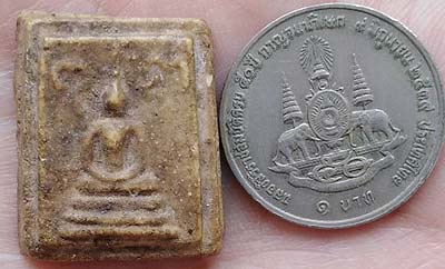 *พระผงมฤคทายวัน หัวหิน ปี๒๔๖๖ พิมพ์สมเด็จฯคะแนนจิ๋ว ข้างยันต์พุทโธ เนื้อผงน้ำมัน*