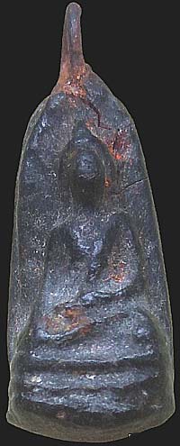 *พระผงคลุกรัก เกศาครูบาอภิชัย ขาวปี วัดพระบาทผาหนาม ลำพูน พิมพ์พระรอด *