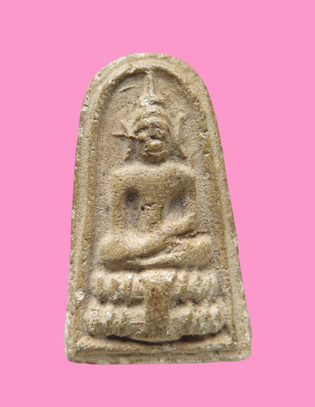 พระผง หลวงพ่อเกษร วัดท่าพระ รุ่นแรก ปี 2497 (พิมพ์ฐานผ้าทิพย์ หายาก)