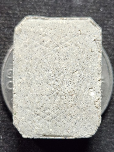  วัดไผ่ล้อม จ.อยุธยา พระผง พระเจ้าห้าพระองค์ หลวงพ่อเอียด  หลังยันต์เกราะเพชร ปี2548