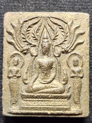 วัดญาณเสน จ.อยุธยา พระปรุหนัง หลวงปู่ชื้น พุทธสโร เนื้อดินเกาะยอ