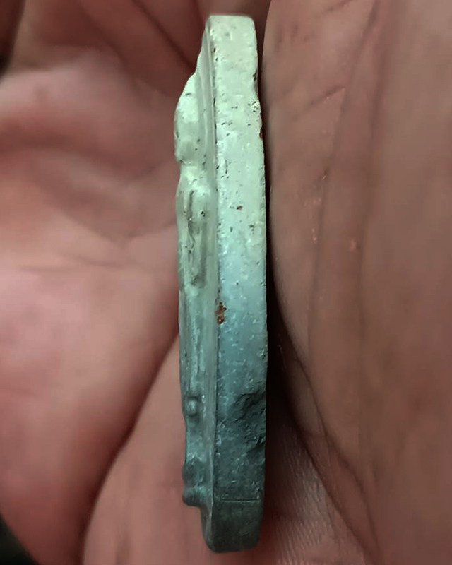 8.พระ 25 พุทธศตวรรษ เนื้อดินแร่ สีทูโทน