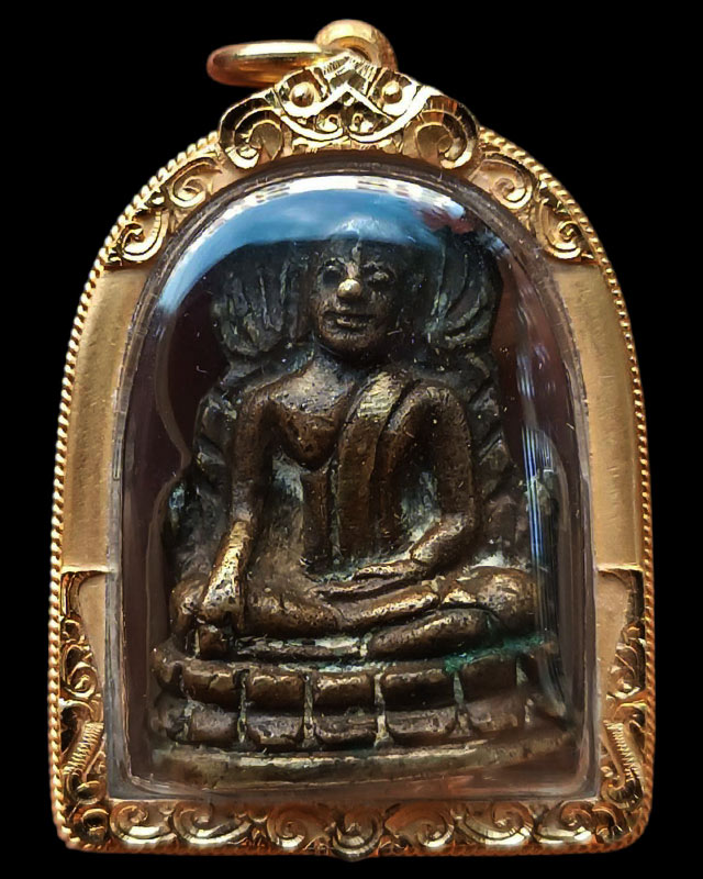 ชินราชอินโดจีน วัดสุทัศน์ พ.ศ. 2485 พิมพ์สังฆาฏิยาว มีคิ้ว ผิวเดิม โค้ดเต็ม องค์หนึ่งเดียวในสยาม