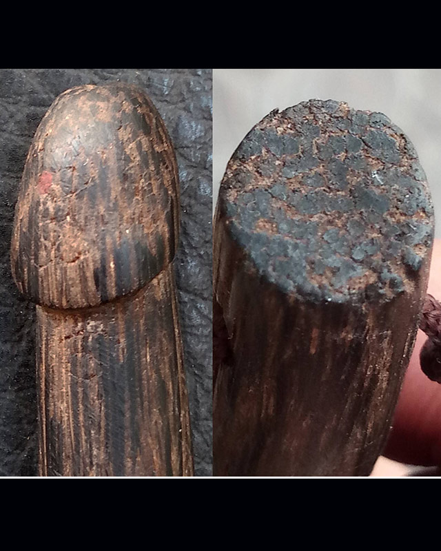 ปลัดขิกหลวงพ่ออี๋ วัดสัตหีบ จ.ชลบุรี ขนาด 2.5 นิ้ว