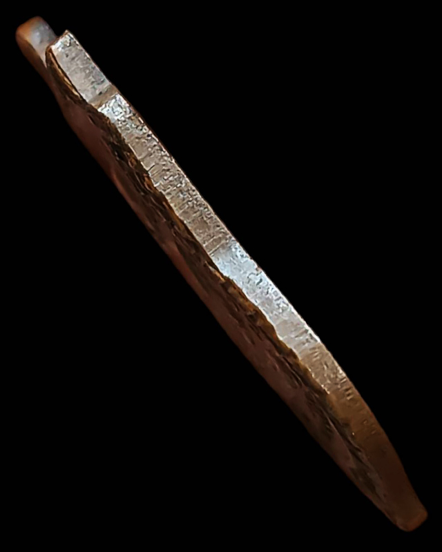 เหรียญเสมาหลวงปู่ทวดหลังอาจารย์ทิม วัดช้างให้ ออกวัดเอี่ยมวรนุช กรุงเทพฯ พ.ศ. 2506 เนื้อทองแดงบล็อคว