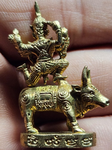 วัดหน้าพระเมรุ อยุธยา พระนารายณ์ทรงโค  พ.ศ.2551