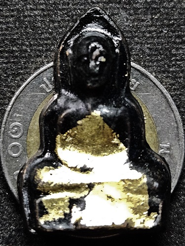  วัดไก่เตี้ย จ.สุพรรณบุรี พระพิมพ์หลวงพ่อเณร หลวงตาจวน เนื้อดินเผาลงรักปิดทอง