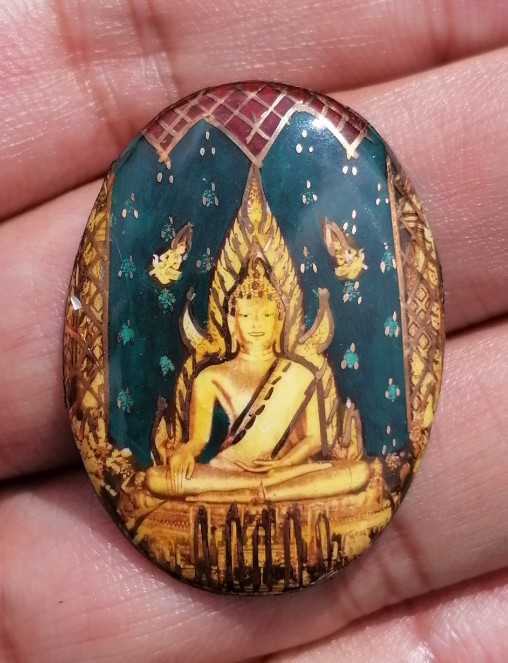 ล็อกเก็ตหลวงพ่อพระพุทธชินราช ปี 2515 พิธีจักรพรรดิ์มหาพุทธาภิเษก 2515 จ.พิษณุโลก เคาะเดียว