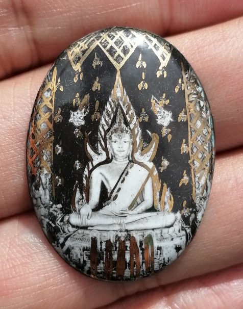 ล็อกเก็ตหลวงพ่อพระพุทธชินราช ปี 2515 พิธีจักรพรรดิ์มหาพุทธาภิเษก 2515 จ.พิษณุโลก​ เคาะเดียว 