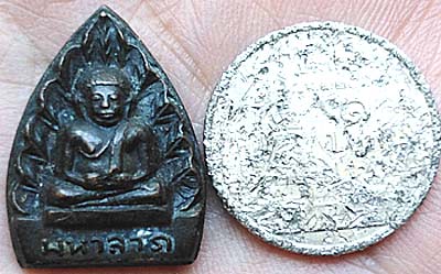 *พระสังกัจจายน์มหาลาภ ฉลองอายุ ๖ รอบ หลวงพ่อเอีย วัดบ้านด่าน ปราจีนบุรี ปี๒๕๑๘ เนื้อทองแดงรมดำ*