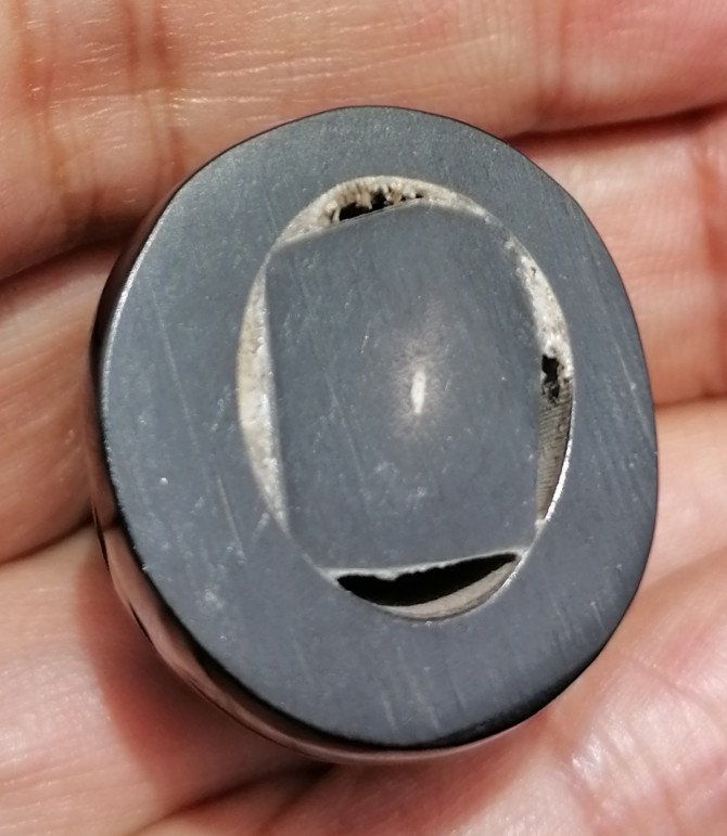 เสือหลวงพ่อเปิ่น รุ่นไตรมาส 44 เนื้อเขาควายแกะ อุดกริ่ง วัดบางพระ จ.นครปฐม ปี 2544 เคาะเดียว   