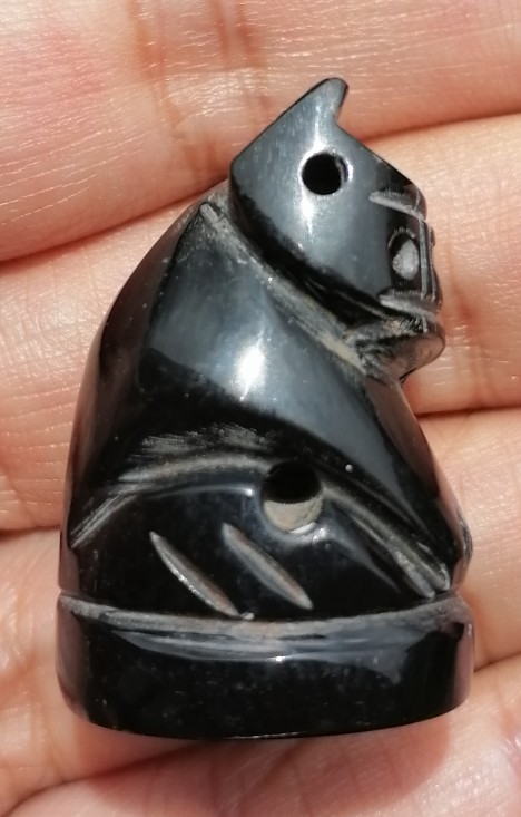 เสือหลวงพ่อเปิ่น รุ่นไตรมาส 44 เนื้อเขาควายแกะ อุดกริ่ง วัดบางพระ จ.นครปฐม ปี 2544 เคาะเดียว   