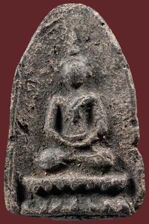 *กลีบบัว สมาธิราบ เกศเปลวเพลิง ดินเผาเข้าใบลาน กรุวัดบางสะแกนอก ตลาดพลู ฝั่งธนฯ*