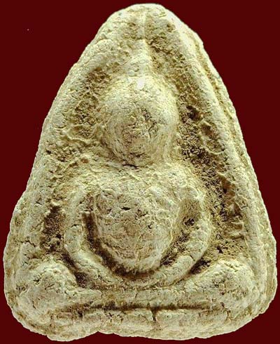 *พระผงกรุวัดใหม่ปากบาง อยุธยา กลีบบัวอกนูน*