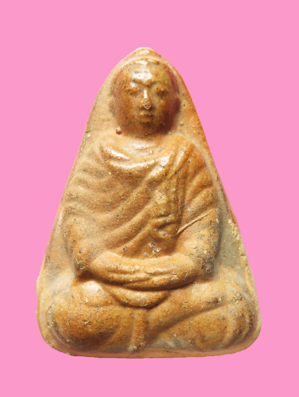 พระศาสดา เนื้อดินเผาเคลือบ ขนาดสูง 1 คืบ