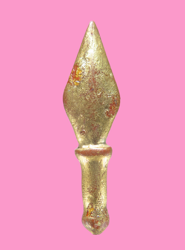 พระขันธ์ไม้โพธิ์แกะ ปิดทองแท้ 