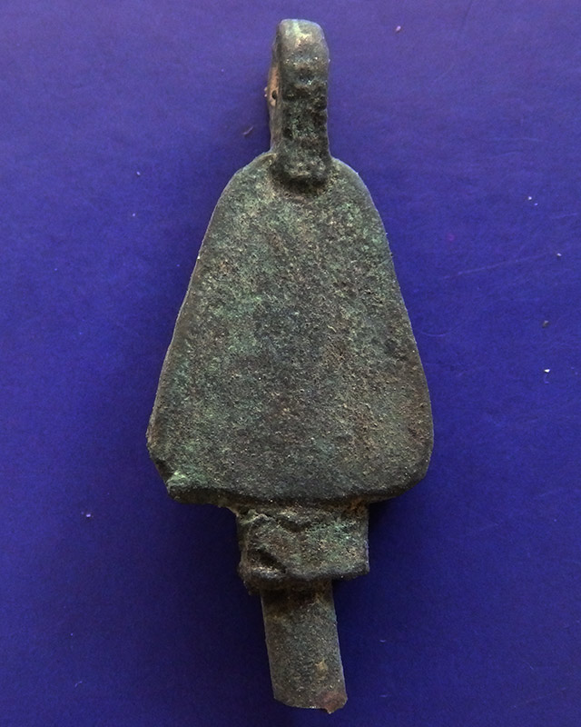 แท้ๆ จากวัด !! เหรียญหล่อจอบใหญ่ หลวงพ่อเงิน รุ่นปืนแตก วัดคงคาราม (บางคลานใต้) ตัดจากช่อกรรมการ (7)