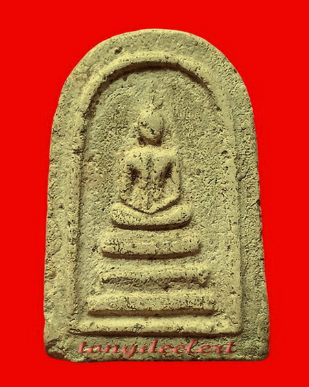 พระสมเด็จหลังอุ หลวงปู่เหรียญ วัดหนองบัว จ.กาญจนบุรี ปี 2497 เนื้อจัดแก่มวลสารค่ะ