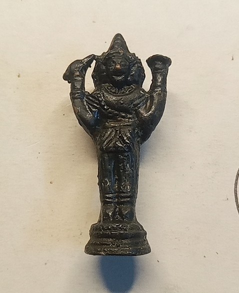 รูปหล่อพระพรหมสี่หน้ายืน โบสถ์พราหมณ์วัดสุทัศน์เสาชิงช้าปี 2493