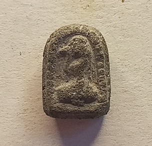 นางกวักหลวงพ่อพริ้งวัดบางปะกอกเนื้อผงผสมใบลาน