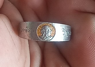 แหวนกันงู ลงยา หลวงพ่อวิบูลย์วัดลำต้อยติ่ง