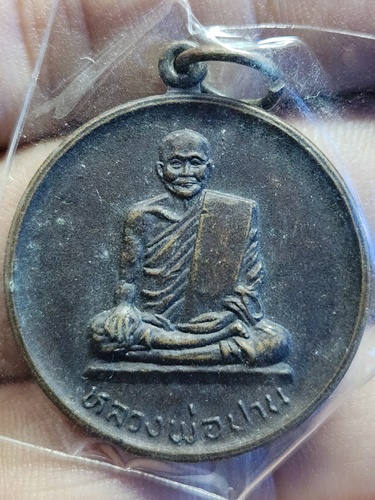 วัดบางนมโค อยุธยา เหรียญหลวงพ่อปาน  หลังพระพุทธทรงสัตว์ 