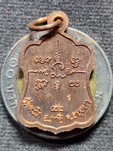 วัดตะโก อยุธยา เหรียญแจกทาน  หลวงพ่อรวย  2542