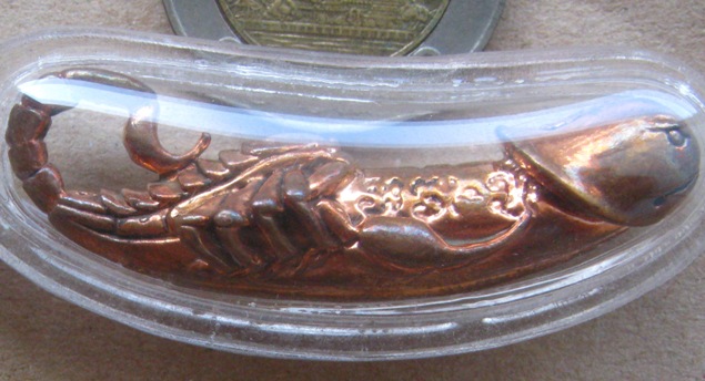 ปลัดแมงป่องเรียกทรัพย์ หลวงปู่ครูบาธรรมมุนี พุทธสถานสุประดิษฐิ์เมธี จ.มหาสารคาม เลี่ยมพร้อมใช้