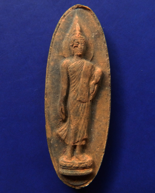 4.พระลีลา 25 พุทธศตวรรษ เนื้อแร่ พิมพ์พระเกศยาว