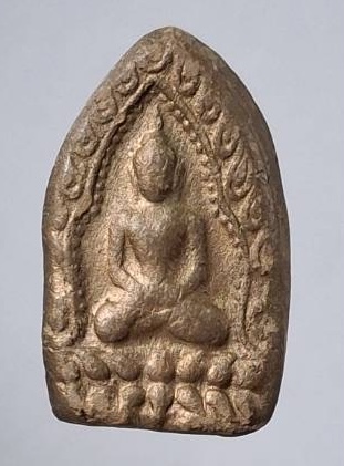 พระกลีบบัว เจ้าคุณไสว วัดบ้านกร่าง จ.สุพรรณบุรี ปี2498 เนื้อดินเผาผสมดินขุนแผนกรุบ้านกร่างแท้ๆ