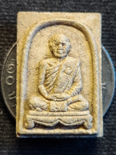 วัดโคกทอง อยุธยา พระผง หลวงพ่อเชิญ ที่ระลึกสร้างวิหาร และหล่อรูปจำลอง 2536