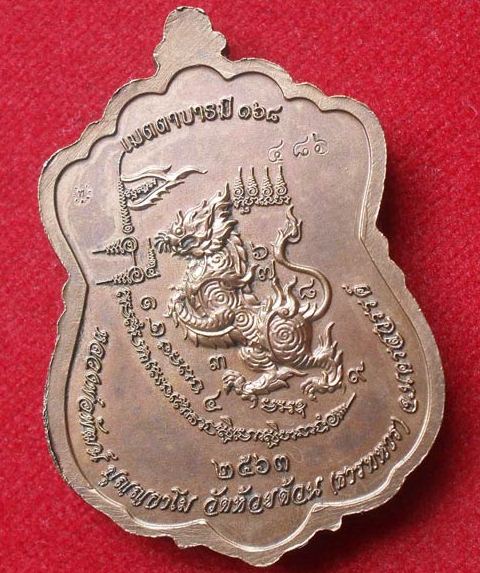 เหรียญหลวงพ่อพัฒน์ วัดห้วยด้วน นครสวรรค์ ปี2563 รุ่นเมตตาบารมี168 ทองแดงซาติน ลงยา 2สี เลข486+กล่อง